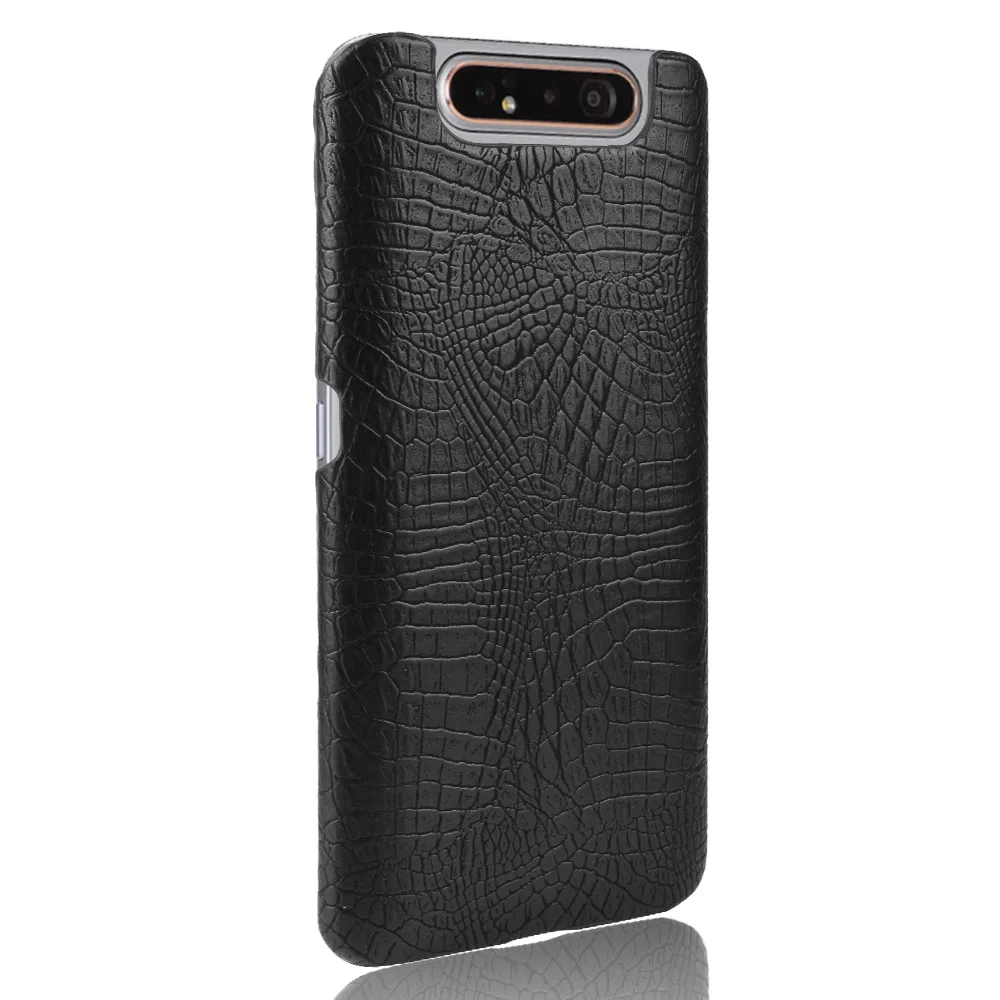 For Samsung Galaxy A80/A90 Case Luxury Crocodile pattern PU leather Case For Samsung A80 A 80 SM-A805F/DS Phone Case Back Cover