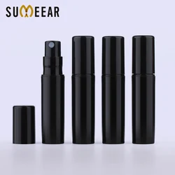 100pcs/lot 2ml Mini Small Black Plastic Containers Perfume Bottles Atomizer Empty Cosmetic Containers For Sample and Gift