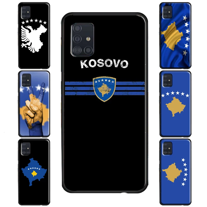 Kosovo Flag Case For Samsung Galaxy S20 FE S22 S21 Ultra S8 S9 S10 Note 10 Plus S10e Note 20 Ultra