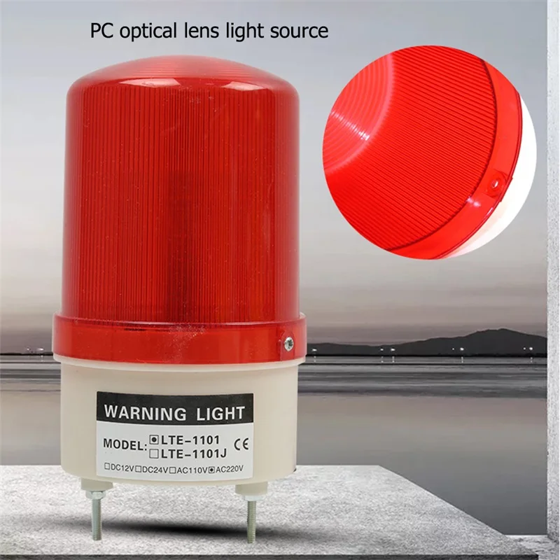 SAROK LED Indicator Lights Rotating  Red Yellow  220V Flashing Sound And Light Warning Signal light