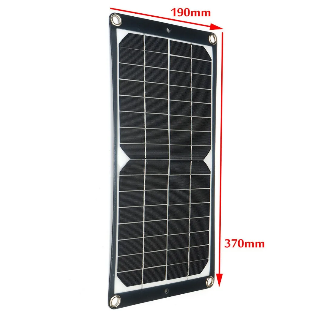 50W 18V Flexible PET Monocrystalline Solar Panel Waterproof USB Charger Monocrystalline Solar Panel