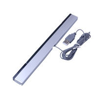 Elistooop Wired Infrared IR Signal Ray Motion Sensor Bar Receiver Gamepads For Nintend Wii PC Simulator Sensor Move Player
