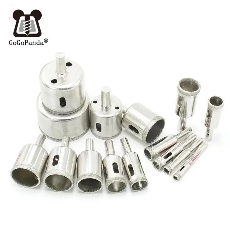 Set Sale Core Drill Bits For Ceramic Tile Glass Emery Reaming Grinding Beads Round Tool Bits Set 6 mm