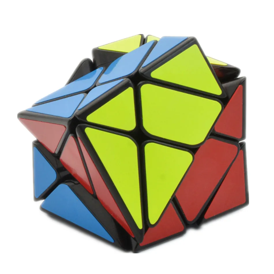 YongJun YJ Axis Magic Cube Change Irregularly Jinggang Speed Cube with Frosted Sticker YJ 3x3x3 Puzzle Toy For Children Kids