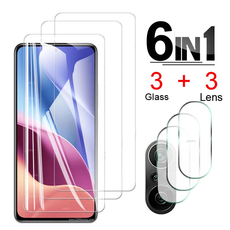 Tempered Glass for Xiaomi Poco X3 NFC M3 F3 Protective Camera Lens Film for Xiaomi Poco F3 X3 M3 Screen Protector X 3 M 3 2 F 3