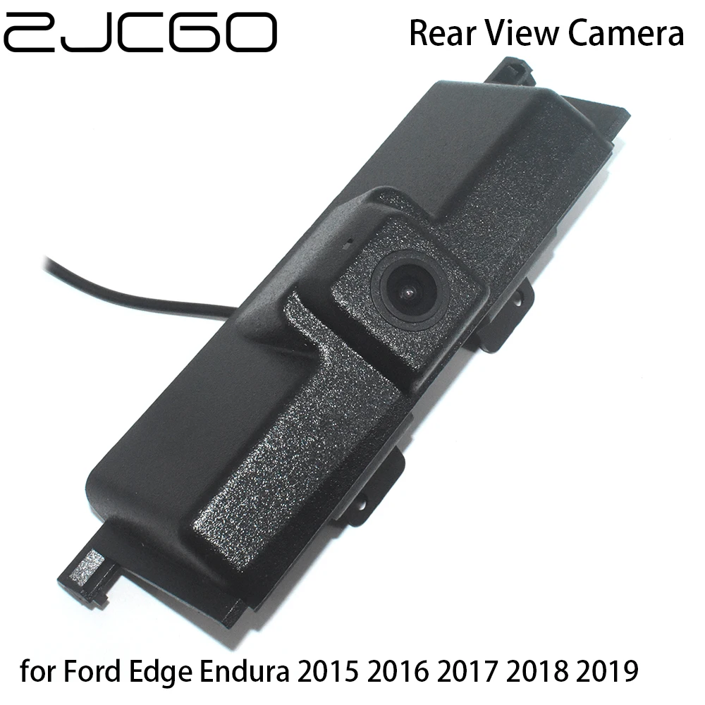 

ZJCGO CCD Автомобильная камера заднего вида для парковки с ручкой багажника Водонепроницаемая камера для Ford Edge Endura 2015 2016 2017 2018 2019