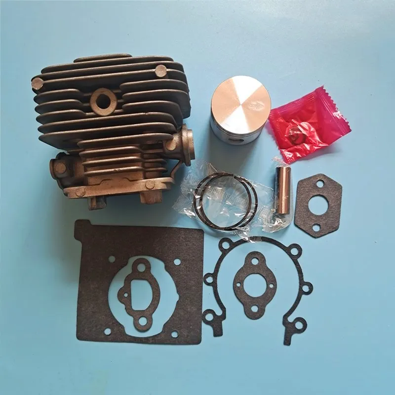 Imagem -05 - Cilindro Kit 40 mm para Oleo-mac Efco Ef4300 Brushcutter Trimmer Pistão Anéis Pinos Clipes Montagem 61330244 61330277 61202322 Om43