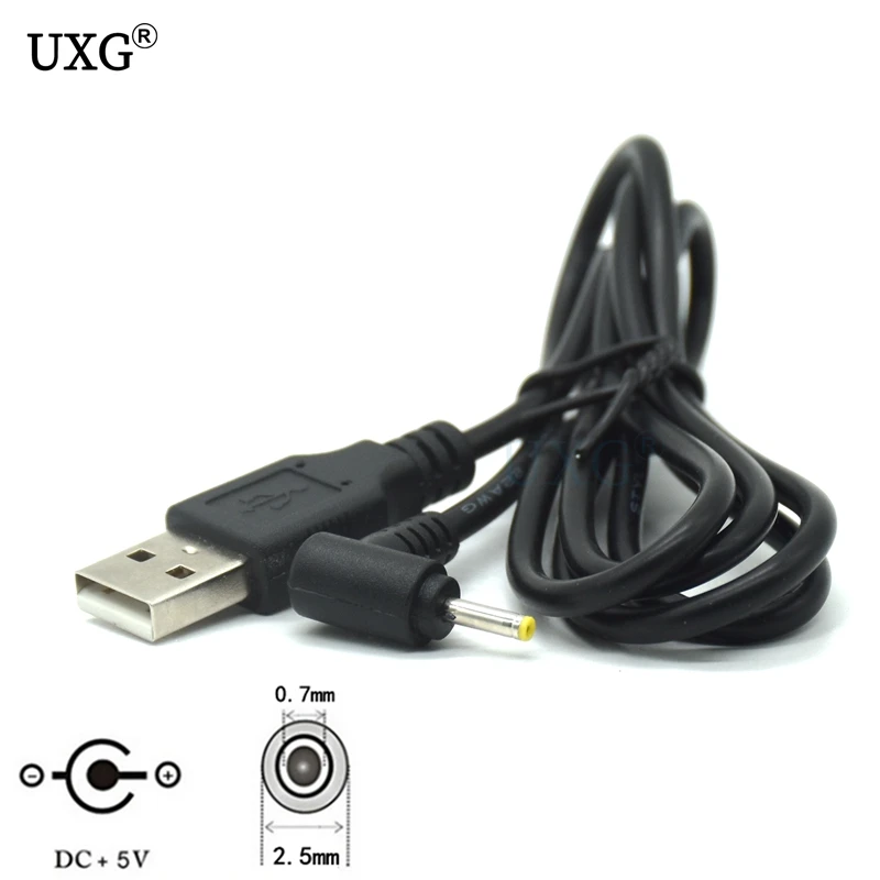 90 right angle Degree DC Power Plug USB Convert To 2.5*0.7mmmm/DC 2.5x0.7mm L Shape Right Angle Jack With Cord Connector Cable