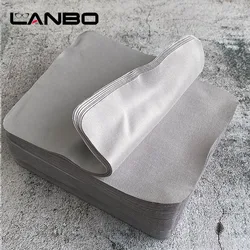 LANBO 100 pcs High quality Glasses Cleaner 15*17.5cm Microfiber Glasses Cleaning Cloth For Lens Phone Screen Cleaning Wipes