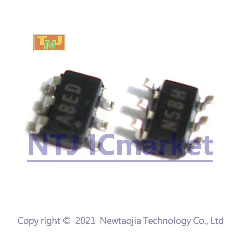 5 PCS MAX5048BAUT SOT23-6 ABED MAX5048 7.6A, 12ns, SOT23 MOSFET Driver IC CHIP