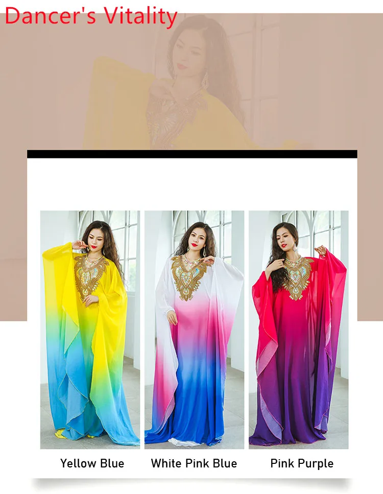 Belly Dance Performance Clothes Bellydance Khaleegy Robe for Women