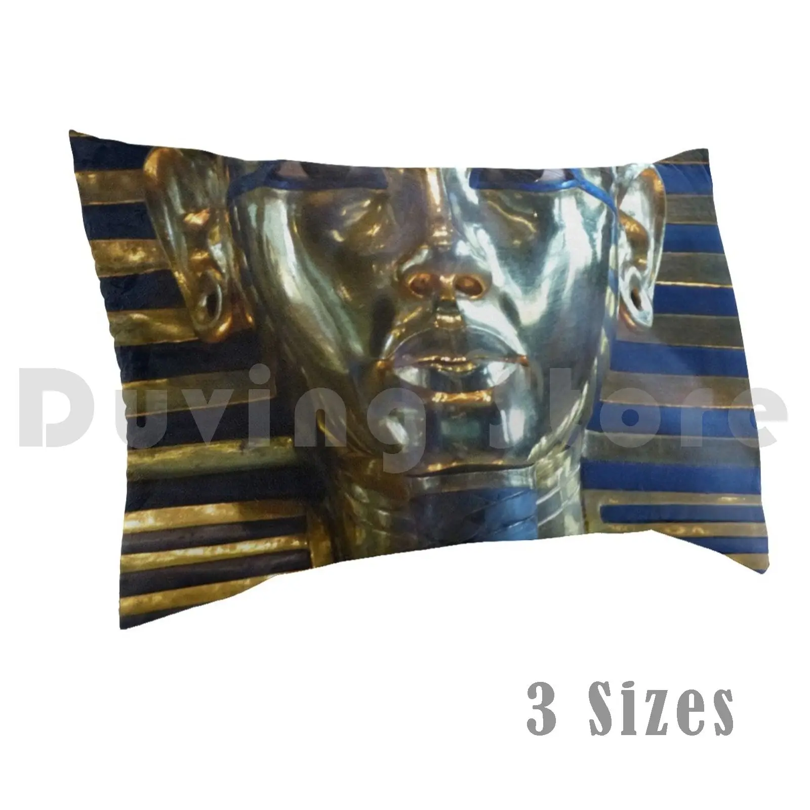 King Tutankhamun Pillow Case DIY 50*70 Egypt Pharaoh Africa Ancient Nile Travel