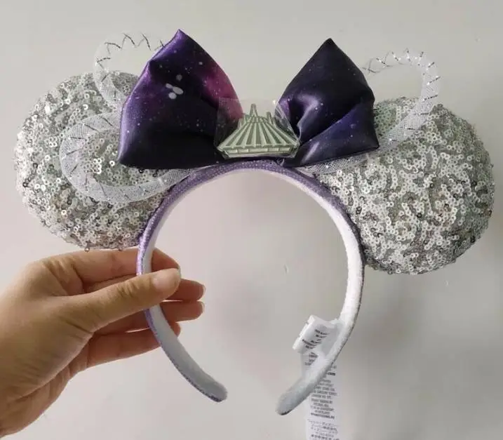 

NEW Disney Minnie Main Attraction January Ears Headband Mickey Space Mountain