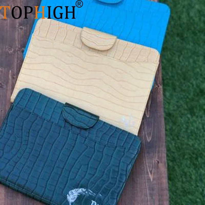 TOPHIGH  Blue Crocodile Cover For Ipad Holder 13.3 Inch Sleeve Case Bag For Women 2025 Laptop Customized Keyboard Case Cover