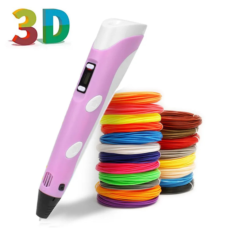 

3D Pen DIY Pen 3D Printer Pen Drawing Pencil 3d Printing Pen With 100M PLA Filament Christmas Birthday Gift For Kids