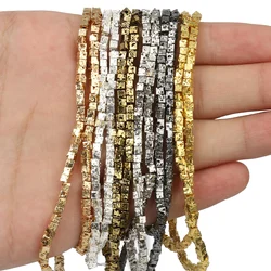 3x3mm Natural Volcanic Lava Cube Beads Square Loose Spacer Beads For Jewelry Making Diy Bracelet Wristband Choker 155pcs