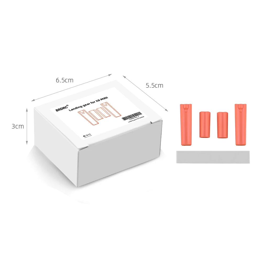 FIMI X8 미니 드론 용 익스텐더 긴 다리 랜딩 기어 FIMI 액세서리 용 2CM 높이 발 보호대 스탠드 짐벌 가드 증가