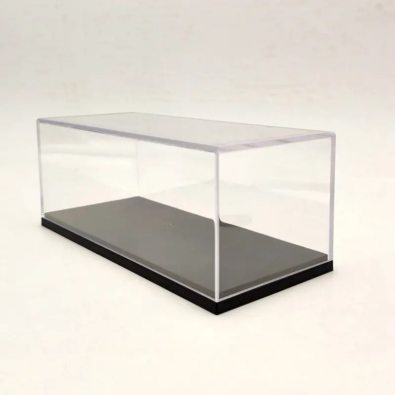 Modell auto Acryl gehäuse Vitrine Abdeckung transparent staub dicht antike 1:64 ganzes Fenster 16cm