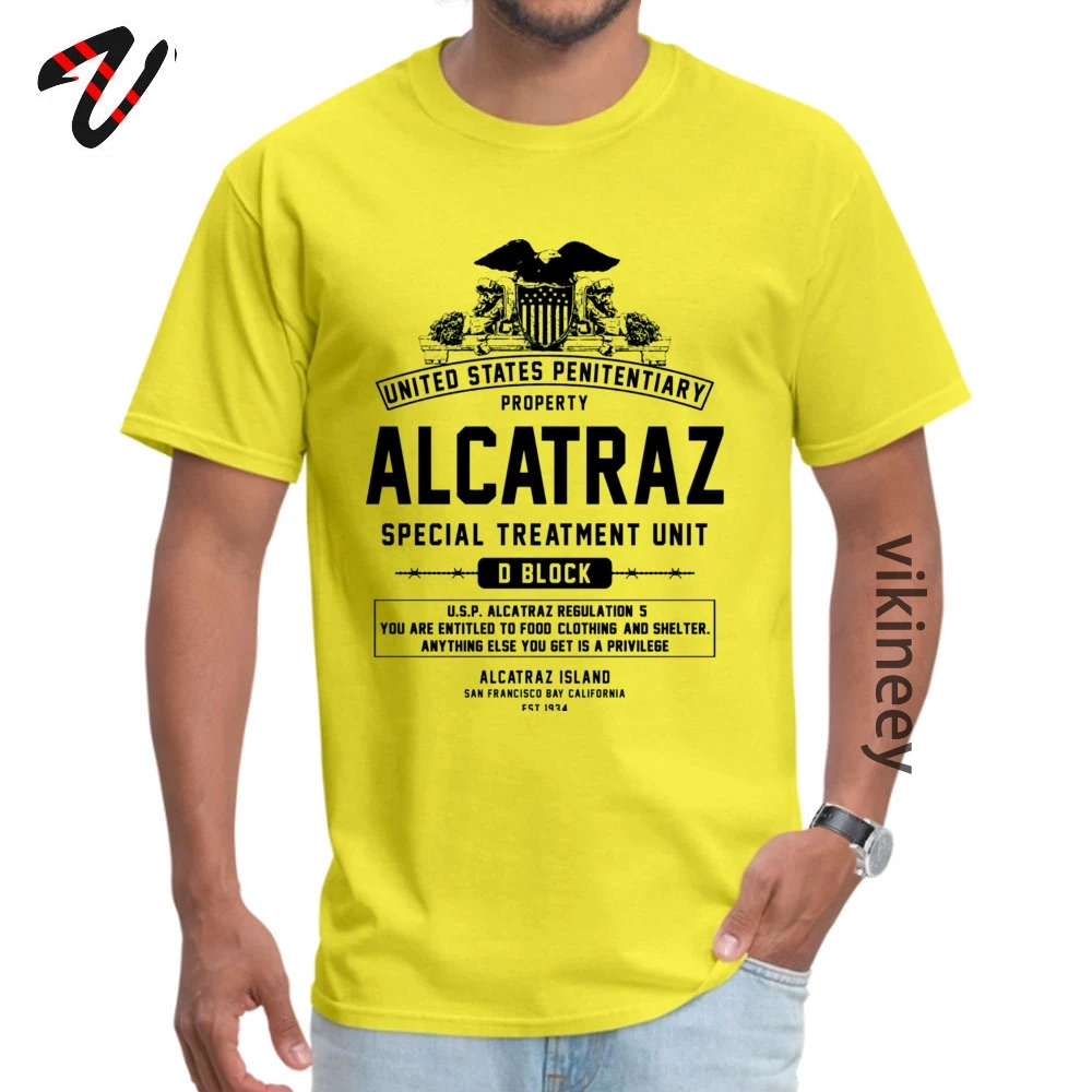 ALCATRAZ S.T.U. Fabric Man Linux Sleeve T Shirt Casual ostern Day T Shirts Hip hop Tshirts On Sale O-Neck