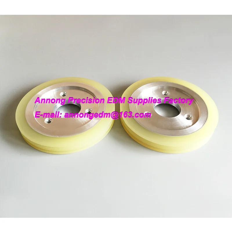 A407 Urethane Roller (V-type), D Roller Double Track,15EC100F411,Ø104xØ30x14Wmm for U53