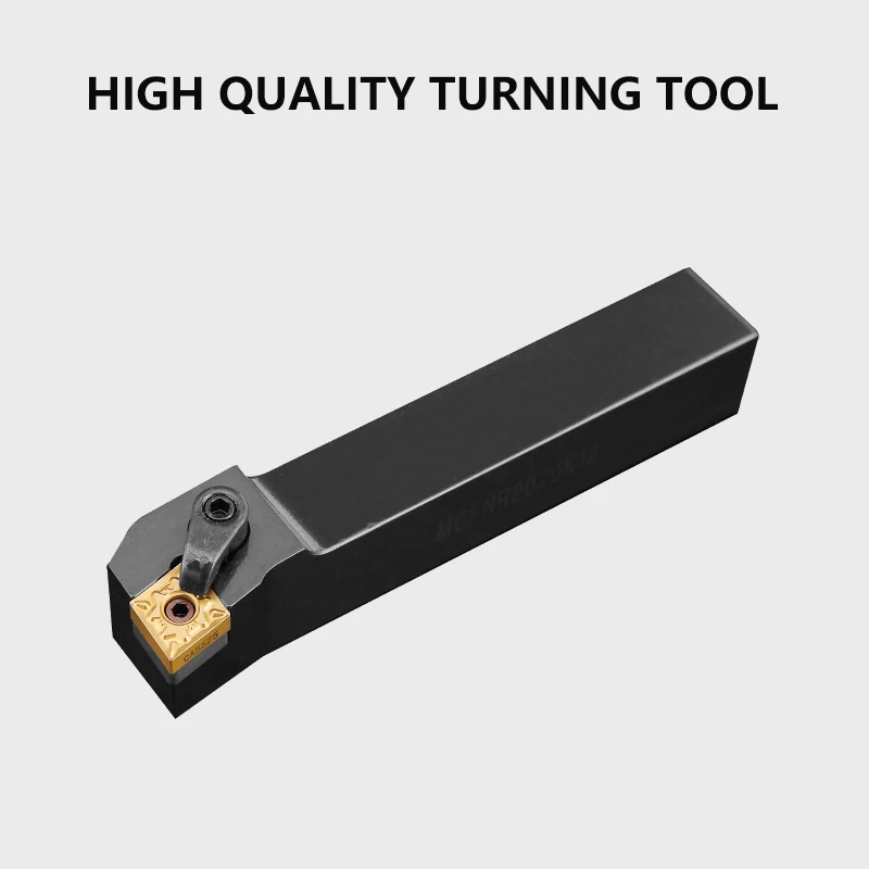 Imagem -06 - Cnc External Turning Tool Holder Carbide Inserções Torno de Corte Conjunto de Ferramentas Mcfnr2023k12 Mcfnr2525m12 Mcfnr l 1pc