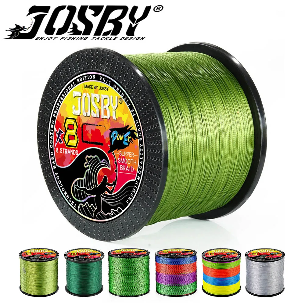 JOSBY Brand 4/8 Strands Speckle Invisible Fishing Line 300M 500M 1000M Japanese Durable Multifilament 100% PE Braided Wire