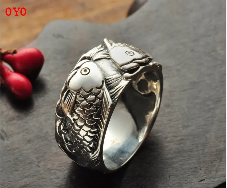 100%925silver jewelry handmade Vintage  Mens Ring