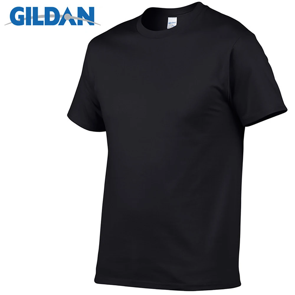 Gildan Brand Summer Men T-shirts 100% Cotton Casual Sport Short Sleeve T shirt for Men Women O-Neck Solid Tops Tee Shirt Clothes