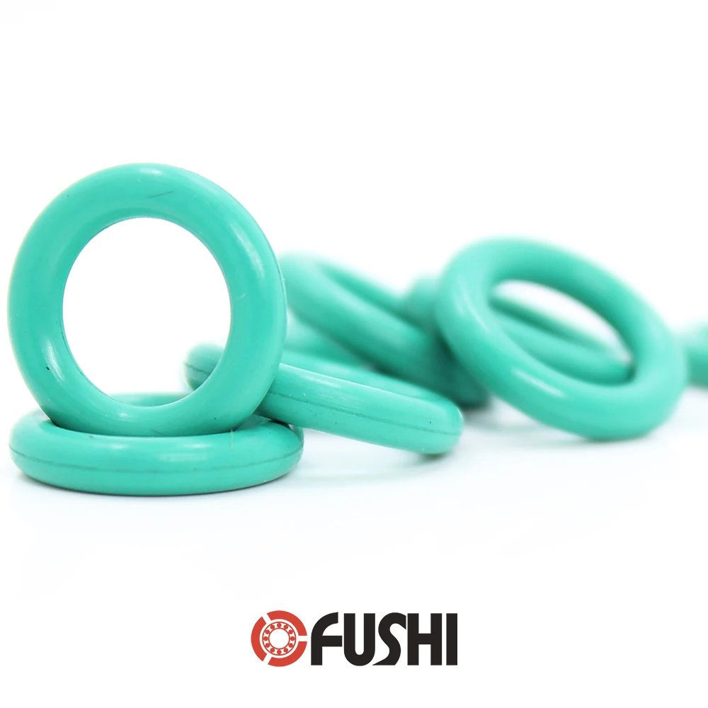 

CS5.7mm FKM Rubber O RING OD 245/250/255/260/265/270/275/280/285*5.7 mm 5PCS O-Ring Fluorine Gasket Oil seal Green ORing