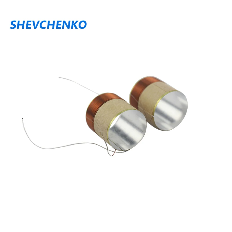 Shevchenko 19.5mm white aluminum speaker woofer voice coil bass ring 2 layer coil 2pcs