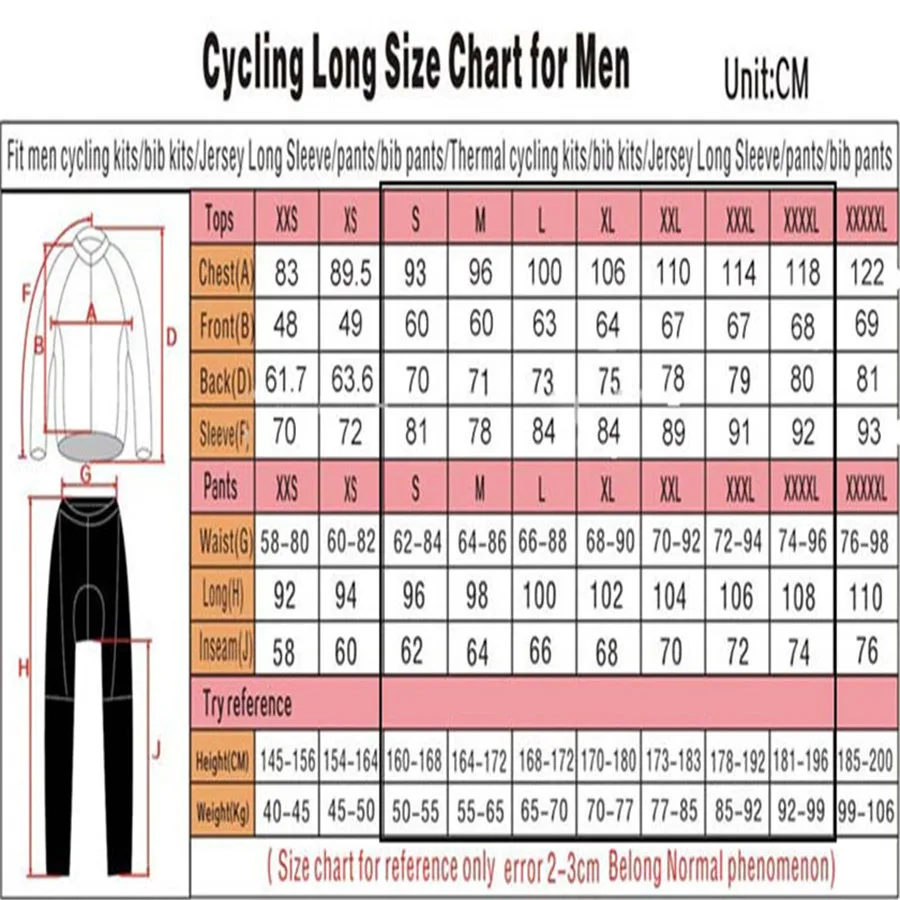 Wattie Ink Maglia da ciclismo da uomo manica lunga Primavera Autunno Pro Team Abbigliamento da bicicletta Maillot Ciclismo Hombre Cappotto sottile