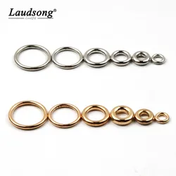 Gold Color Silver Color 8-21MM 50/100pcs Closed Jump Rings For DIY Jewelry Making Keychain Necklace Bracelet Tool Ring Connector