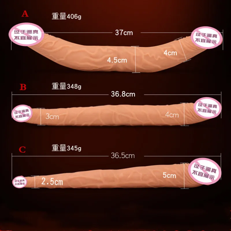 Gode long à double extrémité pour lesbiennes, pénis Él, masturbation féminine, bite réaliste, jouets sexuels pour adultes, 3 types