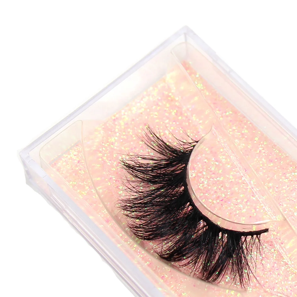 Luxuriöse Nerz-Kunstwimpern Voluminöse Wispy Strip Lashes Natürlicher Look Weich Bequem zu Tragen Wiederverwendbare Künstliche Wimpern Make-up Schönheit – Detail 13