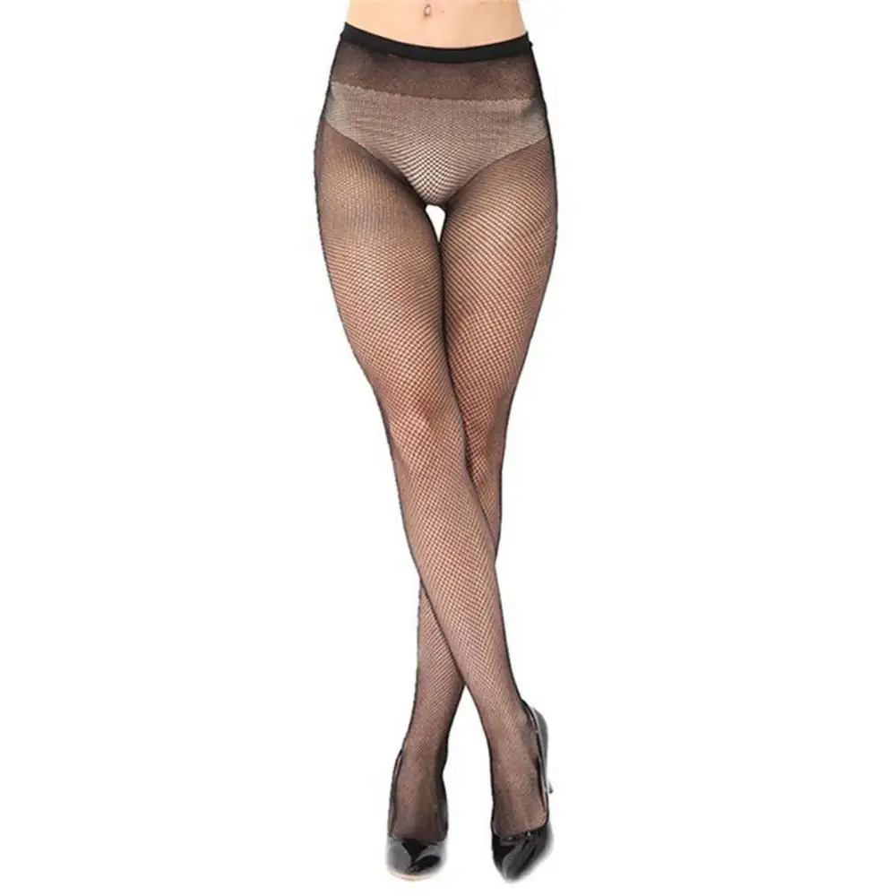 Image 6: Bas résille creux en maille pour femmes, collants, chaussettes, robe, vêtements de fête, sexy