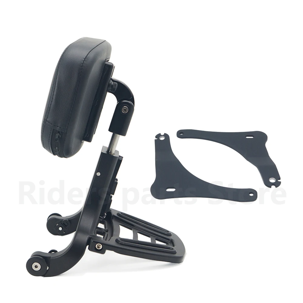 

Multi-Purpose Driver Passenger Backrest Black Chrome For Kawasaki Vulcan S