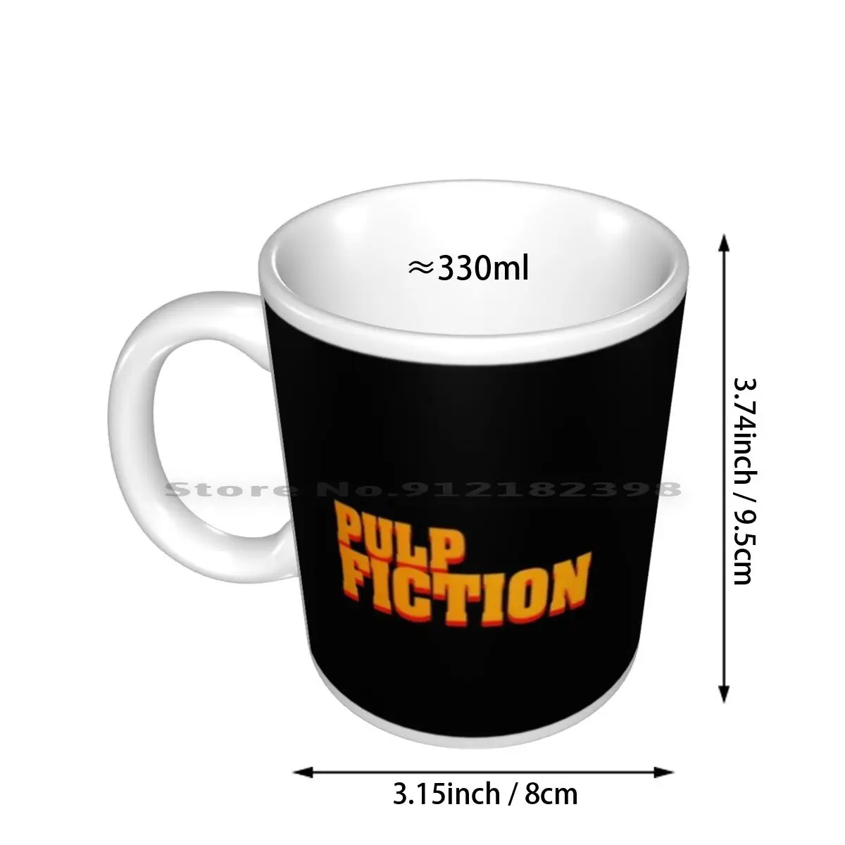 Say 'what' Again! Ceramic Mugs Coffee Cups Milk Tea Mug Pulp Fiction Tarantino Movie John Travolta Samuel Jackson Julius Bruce