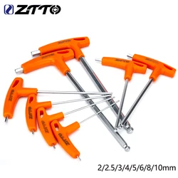 ZTTO Hex key Allen Wrench Hand Tool 2/2.5/3/4/5/6/8/10mm Universal Quick Snap Adapter Ball/Flat Head Chrome Vanadium Steel