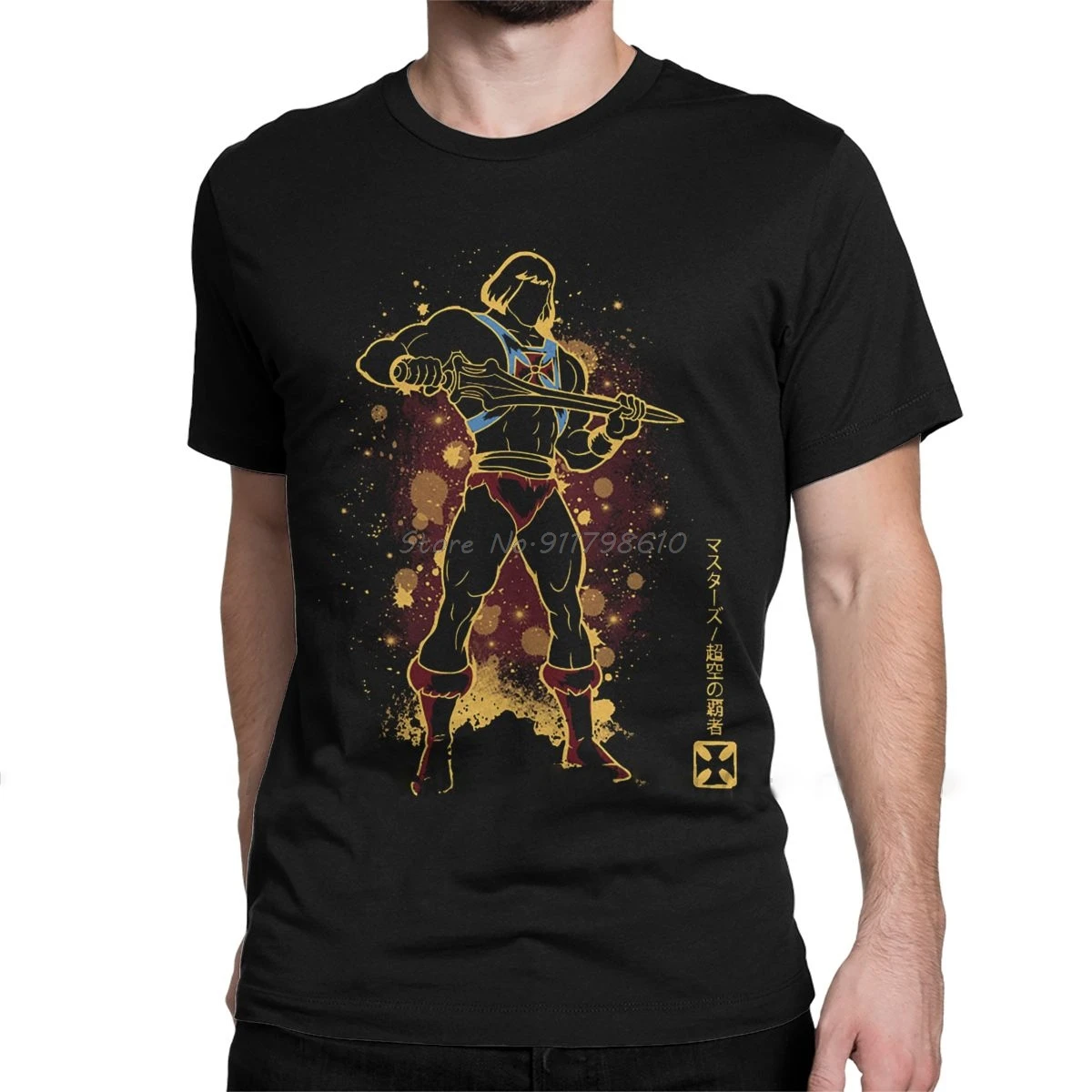 He-Man The Eternian Masters Of The Universe Men's T Shirts Skeletor 80s She-Ra Beast Tee Short Sleeve T-Shirts Cotton Tops