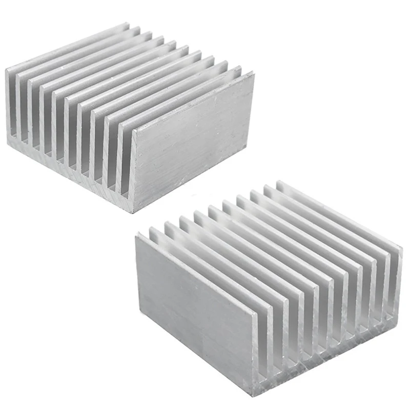 Disipador de calor de aluminio, radiador de aleta de refrigeración para CPU, Componentes de potencia LED, accesorios de refrigeración, 5 piezas,