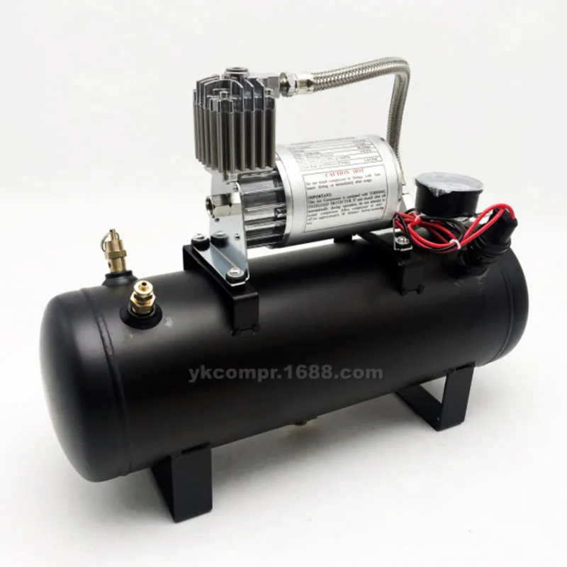 Car modified air pump 1.5 gallon gal6L air storage tank 12V car air pump 150psi