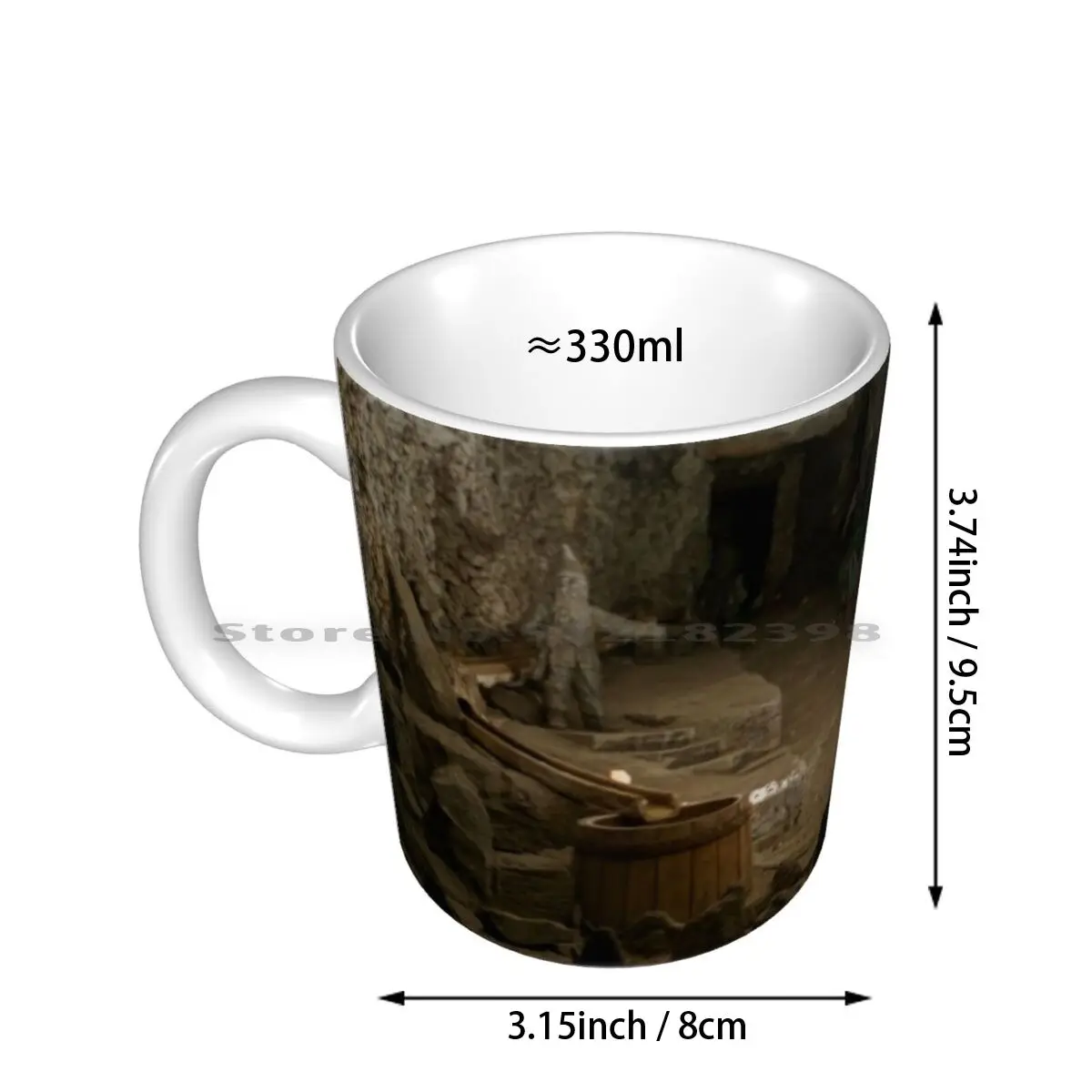 Wieliczka Salt Mine Ceramic Mugs Coffee Cups Milk Tea Mug Digging Krakow Poland Salt Mine Sculptures Statues Trolls Underground