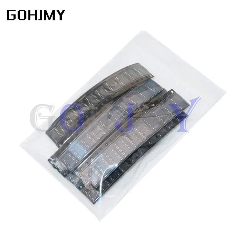 SMD 74HC00D 74HC04D 74HC08D 74HC14D 74HC138D 74HC164D 74HC165D 74HC595D SOP Logic IC assortment Kit 8Values*10pcs diy electronic