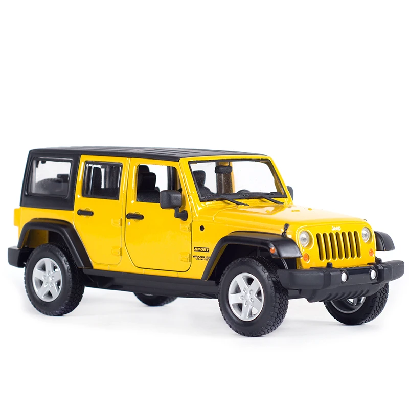 Maisto 1:24 2015 Jeep Wrangler Unlimited Off-road Vehicle Static Simulation Diecast Alloy Model Car