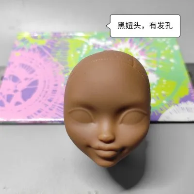 1/6 Makeup Doll Head Girl Dressing DIY Toy Parts Children Favor dongcheng san doubao