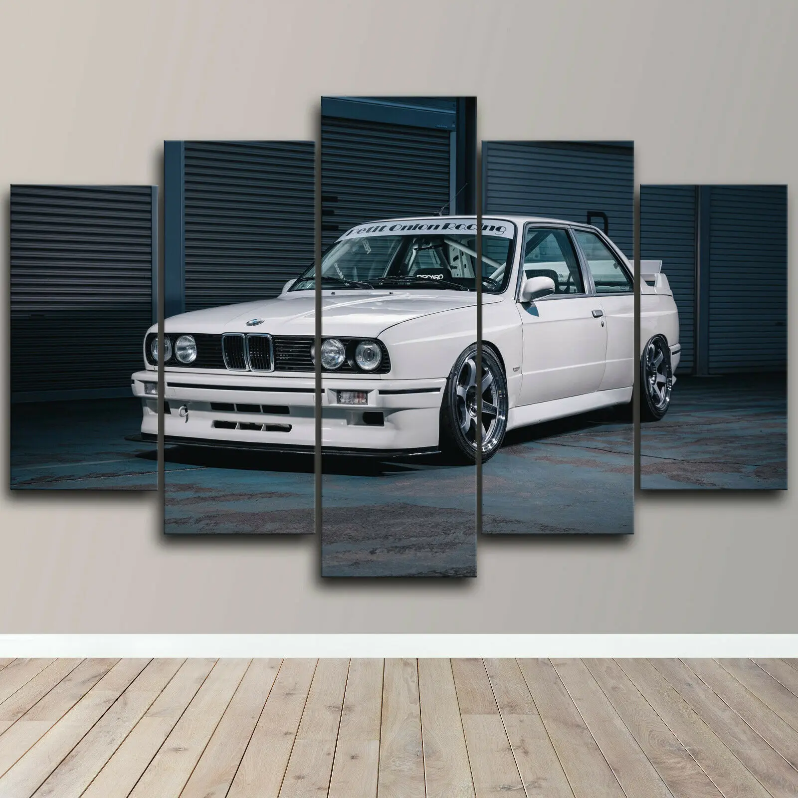 No Framed Canvas 5 Panel 30 3 Series Classic Car Wall Art Posters Home Decor Accessories Living Room Decoration Paintings