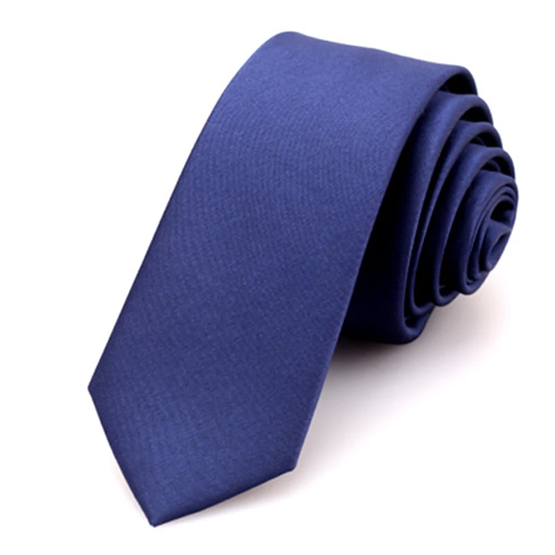 Ricnais-Corbata clásica negra y roja para hombre, corbatas sólidas de 5cm, corbata ajustada, corbata de cuello informal de moda para regalo de boda y negocios