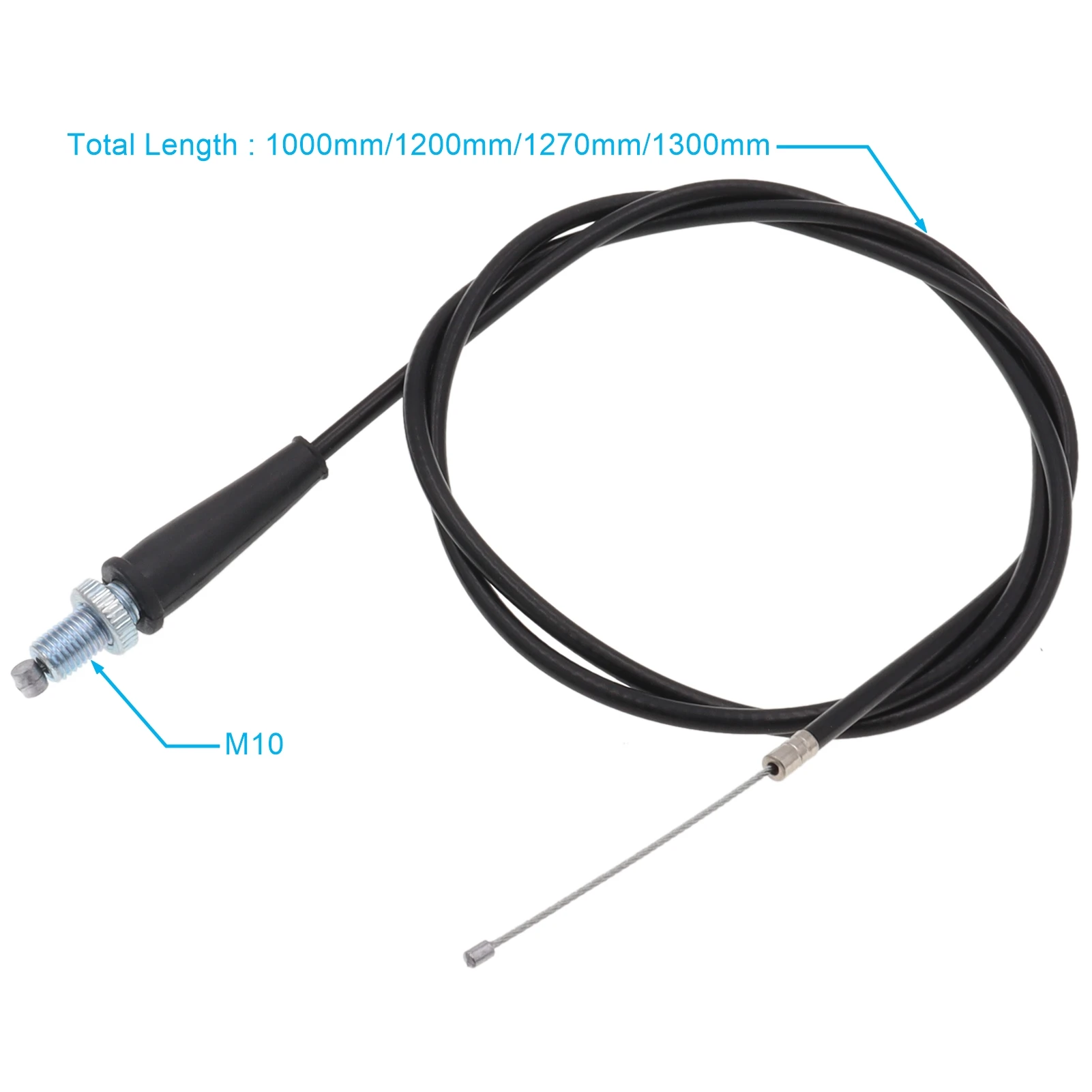 1000mm/1200mm/1270mm/1300mm Twist Throttle Cable for 50cc 90cc 110cc 125cc 140cc 150cc 200cc 250cc  ATV Dirt Quad Pit Bike