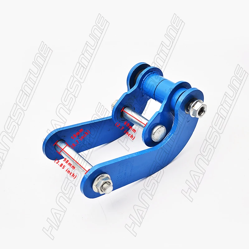 HANSSENTUNE Spring Pickup Rear Comfort Double G-Shackle for 4x4 Isuzu D-MAX 2012-2020