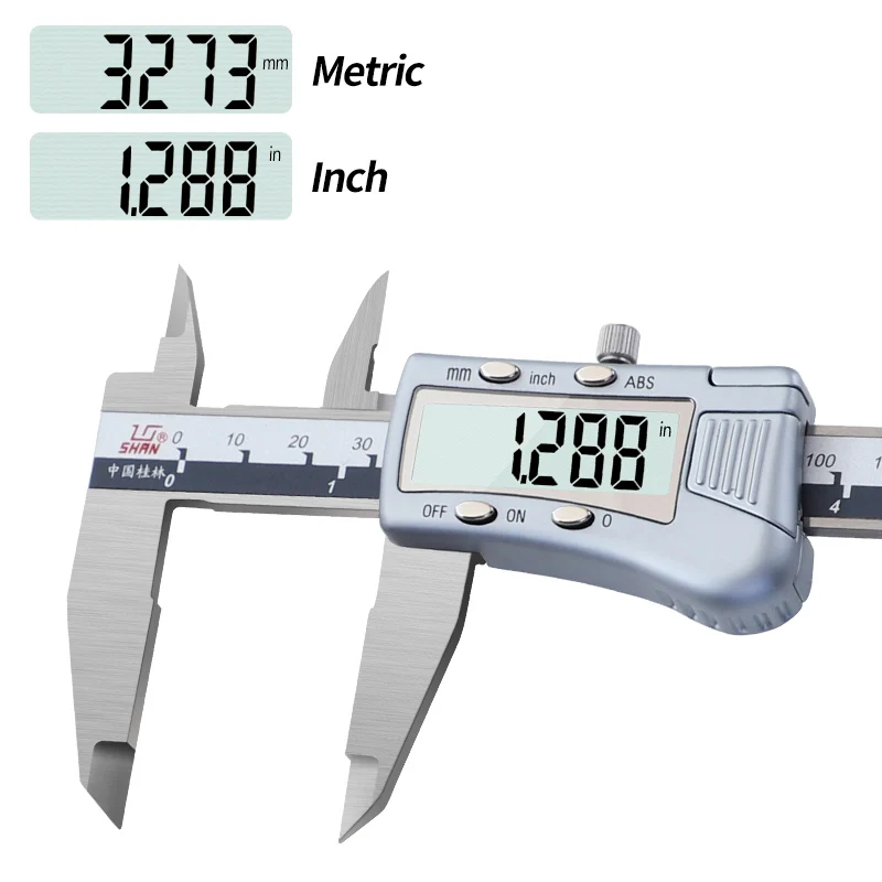 Digital Calipers 0-150/200mm Stainless Steel Big LCD Inch/mm Vernier Caliper Electronic Micrometer Gauge Measure Tools